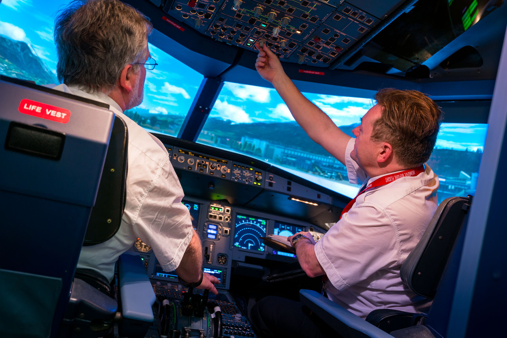 Flugsimulator A320