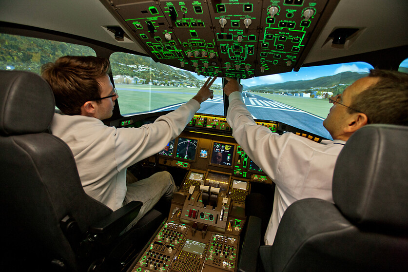 Flugsimulator Boeing 777