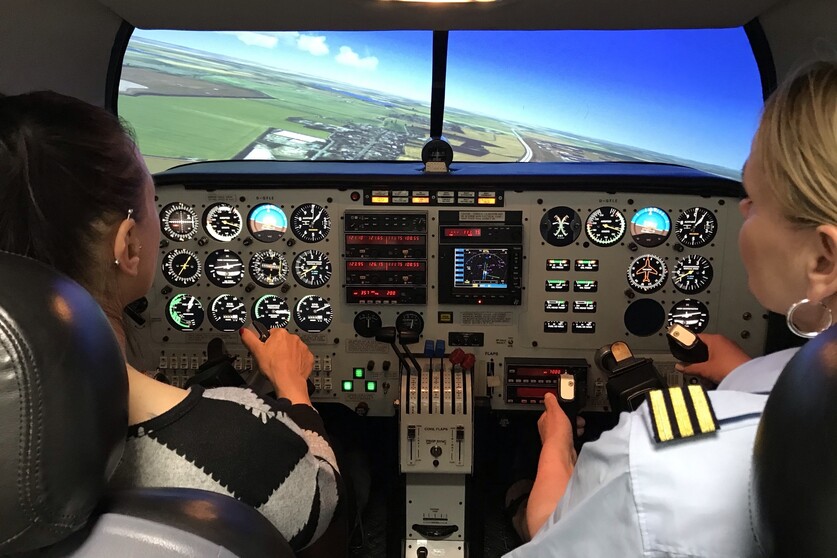 Flugsimulator Piper PA-34