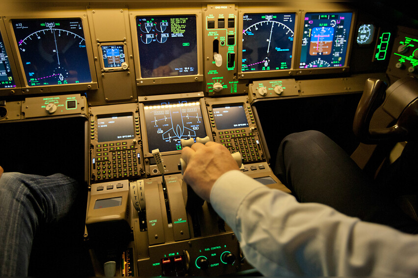 Flugsimulator Boeing 777