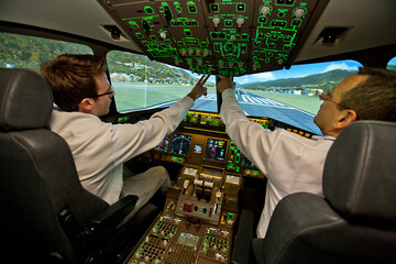 Flugsimulator Boeing 777 - 30 Minuten