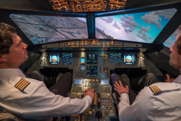 Flugsimulator Airbus A320: Combo Flight
