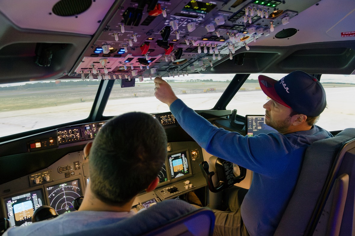 Flugsimulator Boeing 737