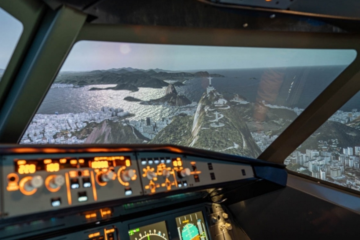 Flugsimulator A320: Kinder-Schnupperfliegen